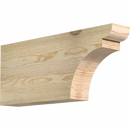 Ekena Millwork Yorktown Rough Sawn Rafter Tail, Douglas Fir, 4"W x 10"H x 24"L RFT04X10X24YOR00RDF